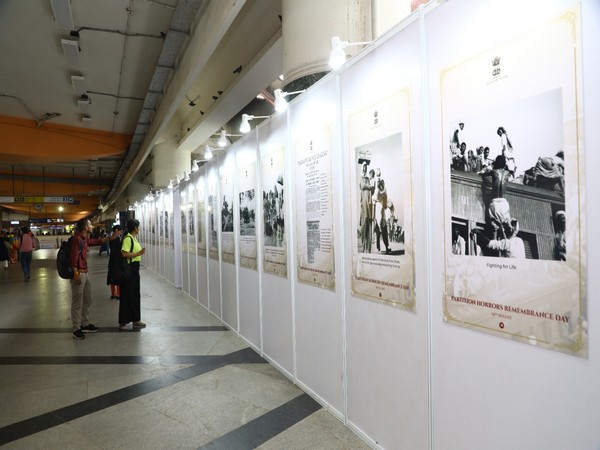 Partition Horrors Remembrance Day exhibition at Rajiv Chowk Metro Station, Delhi. (Photo/DMRC)