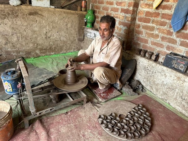 Visuals of works in connection with 'Meri Maati Mera Desh' campaign. (Photo/ANI)