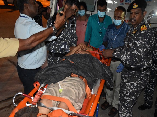 Visuals from the spot (Photo/twitter @IndiaCoastGuard)