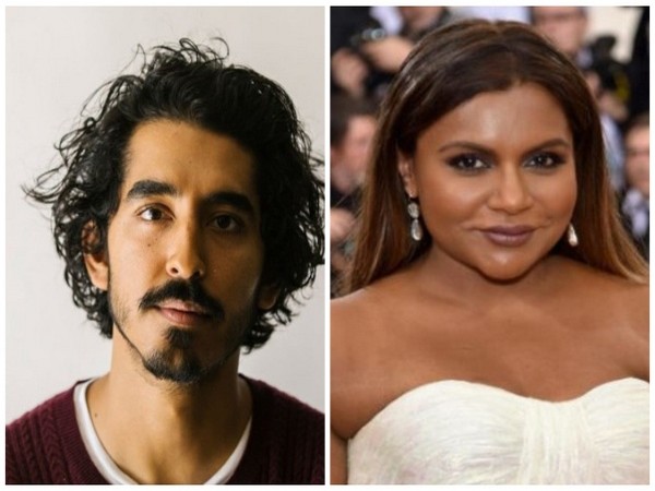 Dev Patel, Mindy Kaling (Image source: Twitter)