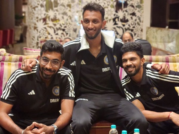 Jasprit Bumrah, Prasidh Krishna and Ruturaj Gaikwad (Photo: indiancricketteam/ Instagram)