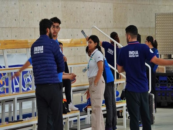 Indian shooting team members in training (Image: NRAI)