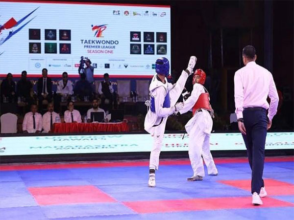 Players in action during first season of Taekwondo Premier League (Image: TPL)