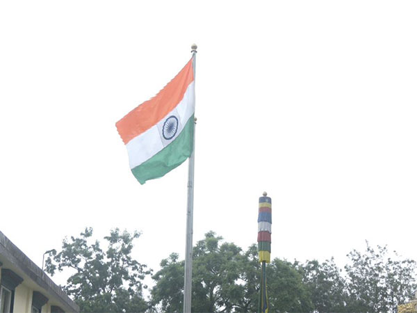 Visuals during the flag hoisting ceremony (Photo/ANI)