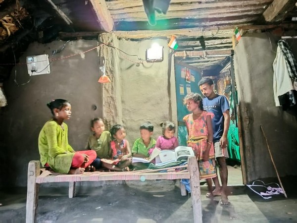 The village in Maoist-affected Sukma received electricity for the first time (Image/ANI)