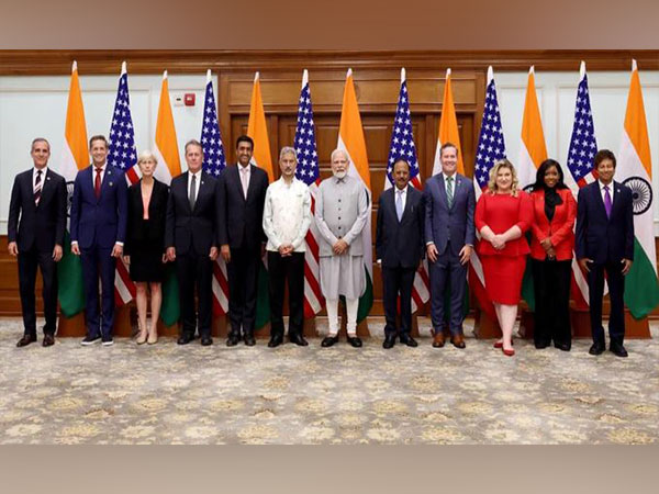 Prime Minister Narendra Modi along with US Congressional delegation (Image Credit: X/@narendramodi)