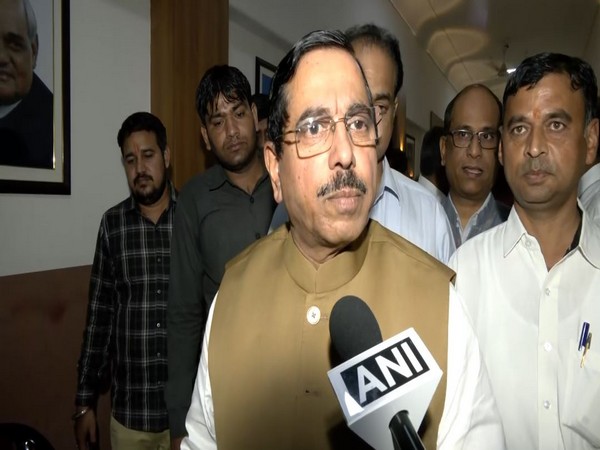 Union Minister and Rajasthan election in-charge Prahlad Joshi (Photo/ANI)