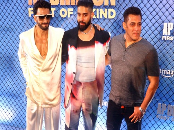 Ranveer Singh, AP Dhillon, Salman Khan (Image source/ANI)