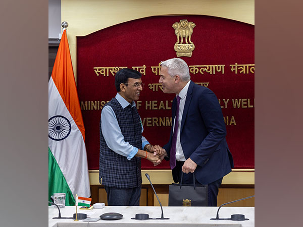 Union Health Minister and UK Secretary (Photo Credit/ Twitter @SteveBarclay)