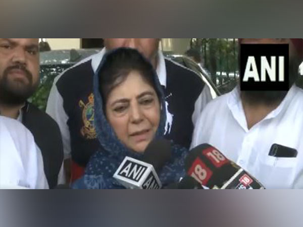 People’s Democratic Party (PDP) chief Mehbooba Mufti (Photo/ANI)