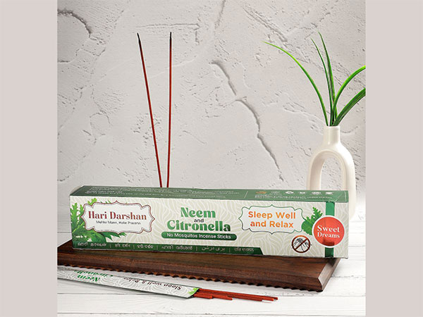Neem and Citronella Mosquito Repellent Incense Sticks by Hari Darshan