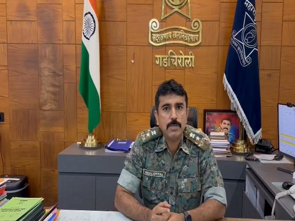 Nilotpal, Superintendent of Police, Gadchiroli (Photo/ANI)