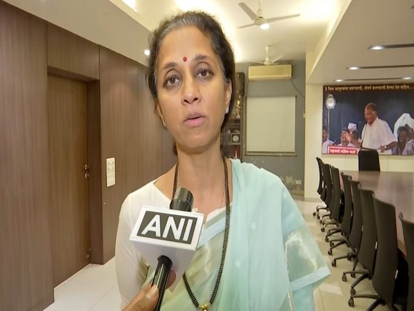Nationalist Congress Party (NCP) (Sharad Pawar faction) working president Supriya Sule (Photo/ANI)