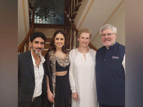 Naor Gilon, Nushrratt Bharuccha and Tsahi Halevi (Image source: Twitter)