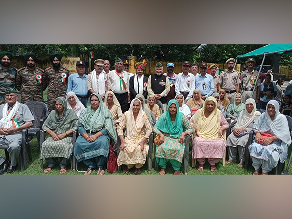 Visuals from 'Veernaari' felicitated in Pargwal village (Photo/ANI)