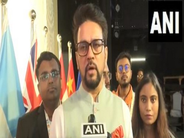 Union Minister for Youth Affairs and Sports Anurag Singh Thakur (Photo/ANI)