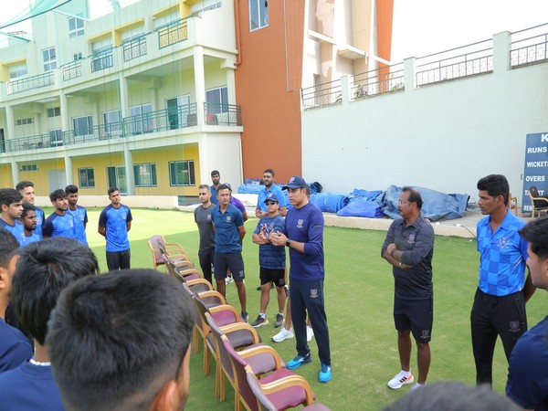 VVS Laxman at NCA (Image: Twitter/ BCCI)