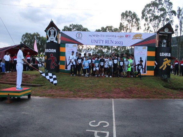'Unity run 2023' held in Meghalaya (Photo/ANI)