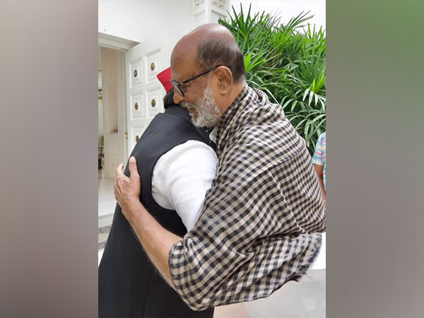 Rajinikanth meets Akhilesh Yadav (Photo/ X: @yadavakhilesh)