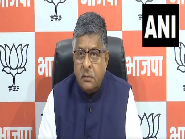 BJP MP Ravi Shankar Prasad (Photo/ANI)