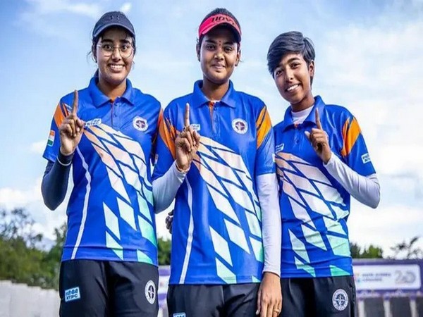 Indian women's compound team (Image: Twitter/ SAI Media)