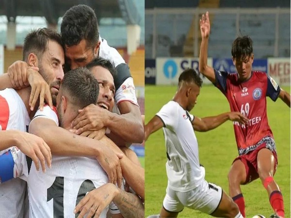 NorthEast United FC and Jamshedpur FC. (Photo- ISL)