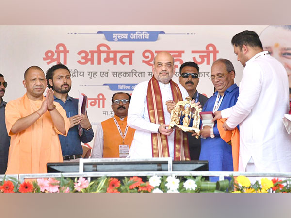 Amit Shah in Aligarh (Photo/ANI)