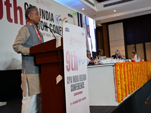 Deputy Chairman of Rajya Sabha Harivansh Singh at Commonwealth Parliamentary Association inaugural session (Photo/ANI) 