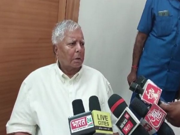 Rashtriya Janata Dal (RJD) patriarch, Lalu Prasad Yadav (Photo/ANI)