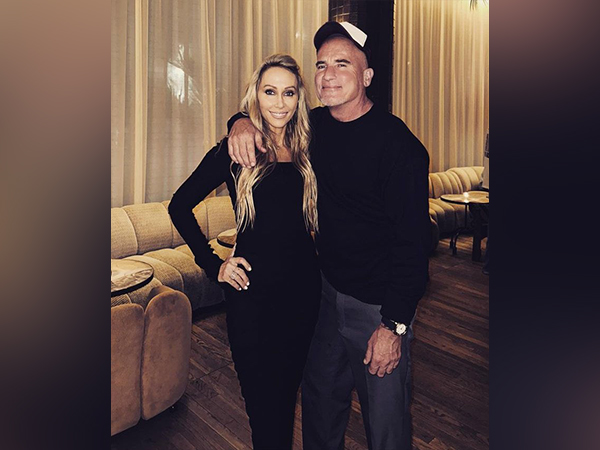 Tish Cyrus and 'Prison Break' fame Dominic Purcell (Image source: Instagram)