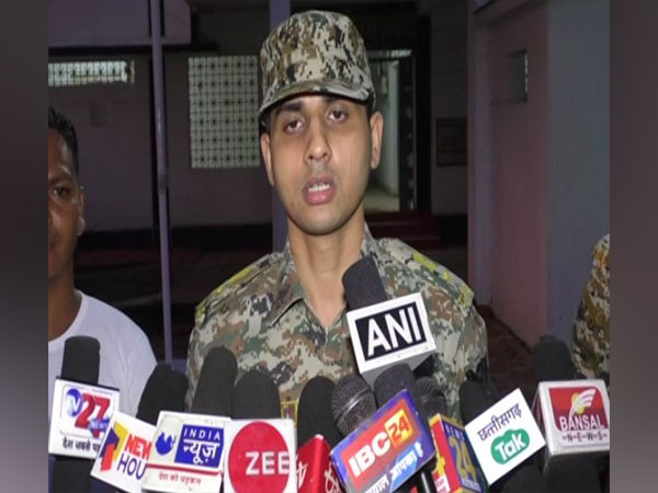 SP Narayanpur Pushkar Sharma (Photo/ANI)