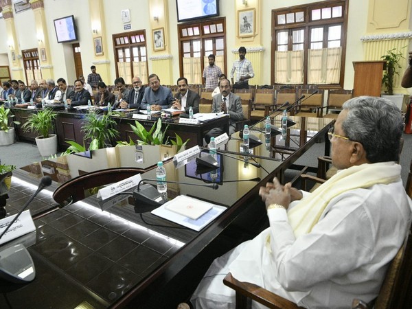 Karnataka CM Siddaramaiah meeting with state university's Vice chancellors (Photo/X @CMofKarnataka)