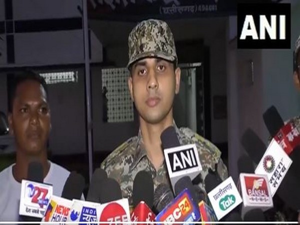 Superintendent of Police, Narayanpur, Chhattisgarh, Pushkar Sharma(Photo/ANI)