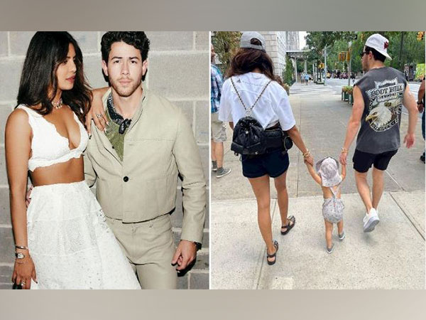 Priyanka Chopra with Nick Jonas and daughter Malti Marie (Image Source: Instagram)