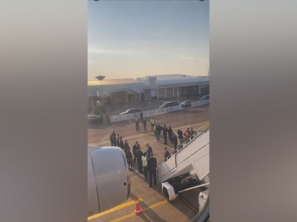 Russian Foreign Minister Sergey Lavrov lands in Johannesburg on Tuesday (Photo Credit: X/@mfa_russia)