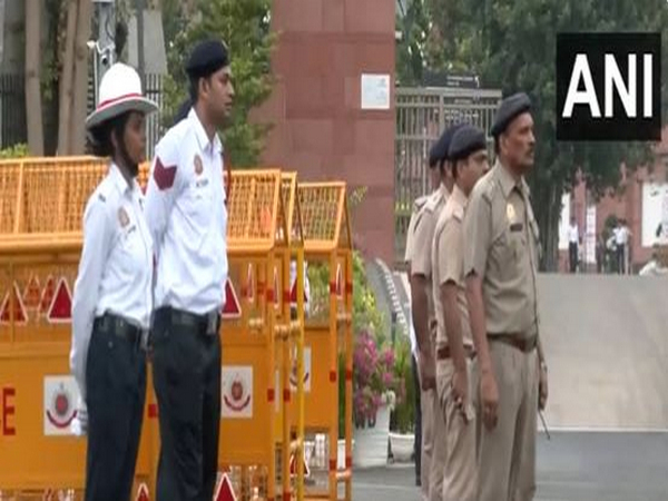 Security preparations in full swing ahead of G20 summit. (Image/ANI)