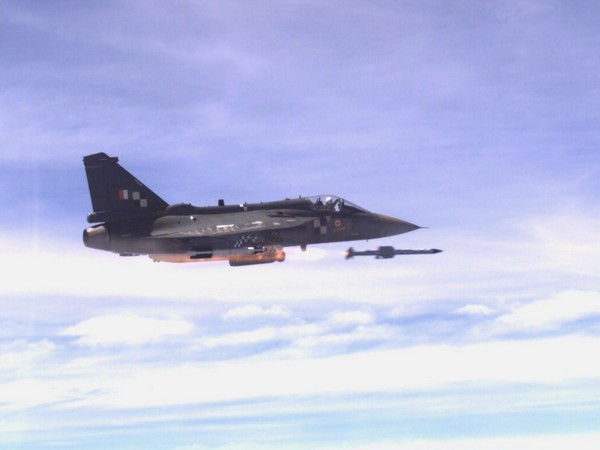 Light combat aircraft Tejas successfully fires beyond visual range air-to-air missile (Photo/PIB)