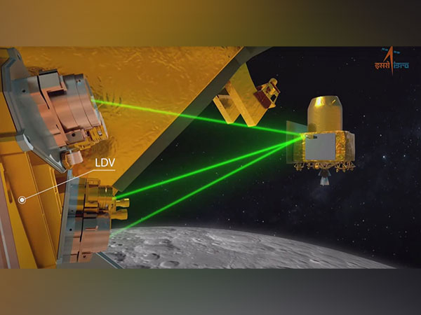 Images tweeted by ISRO of the Chandrayaan-3 landing