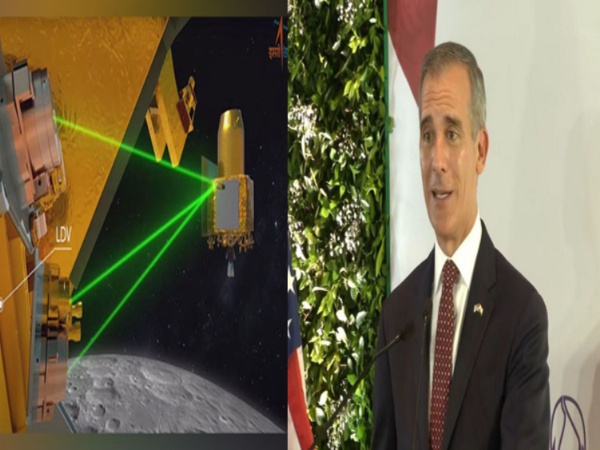  US Ambassador to India Eric Garcetti, Chandrayaan-3 (Photo: ANI/Twitter @isro)