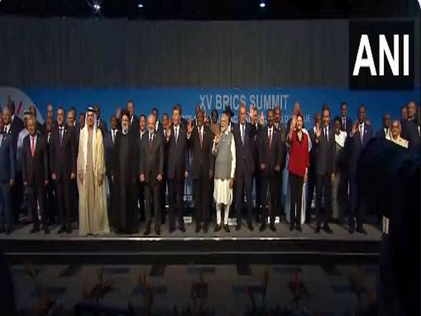 Leaders of BRICS nations and other friendly nations gather for family photo (Photo/ANI)