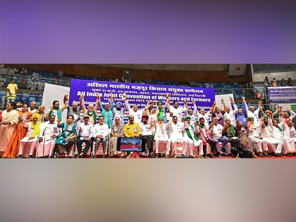 All India Convention of Workers and Farmers, Talkatora stadium (Photo/ANI)