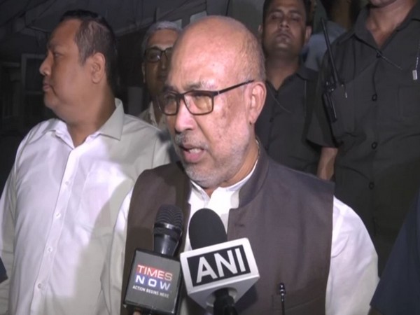 Manipur CM N Biren Singh (Photo/ANI)