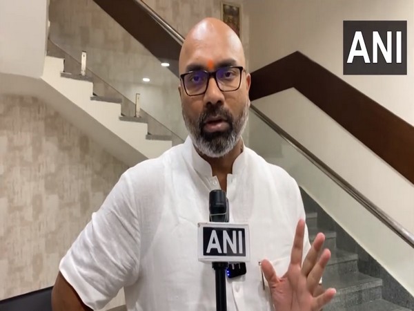 BJP MP from Telangana Arvind Dharmapuri. (Photo/ANI)