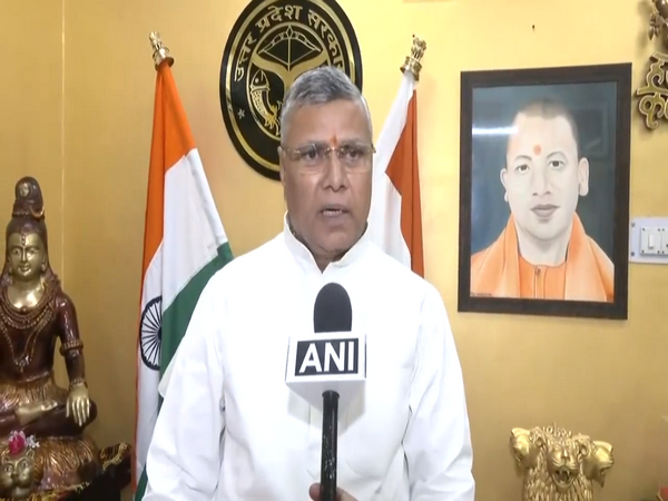 Uttar Pradesh Prisons and Home Guard Minister Dharamveer Prajapati. (Photo/ANI)