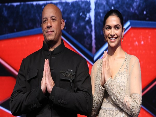 Vin Diesel, Deepika Padukone (Image source: Twitter)