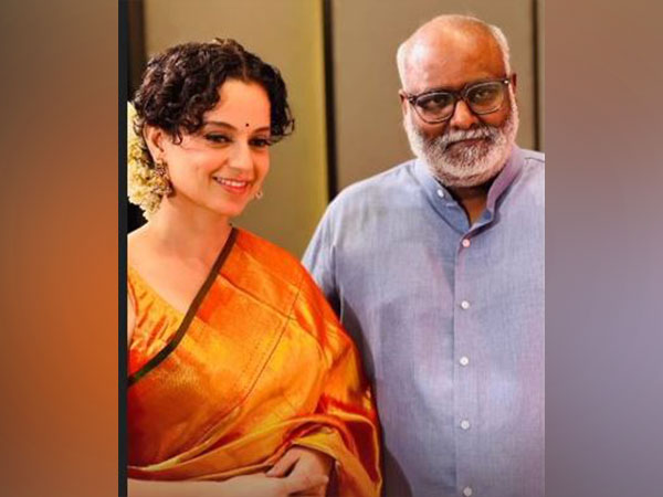  Kangana Ranaut with MM Keeravani (Image Source: Instagram)