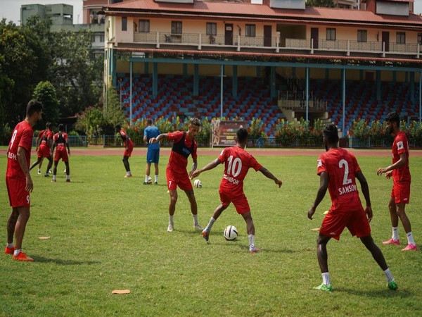FC Goa practicing ahead of Chennaiyin FC match in Durand Cup (Image: AIFF)