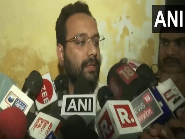 Amanmani Tripathi, son of former UP minister Amarmani Tripathi (Photo/ANI)