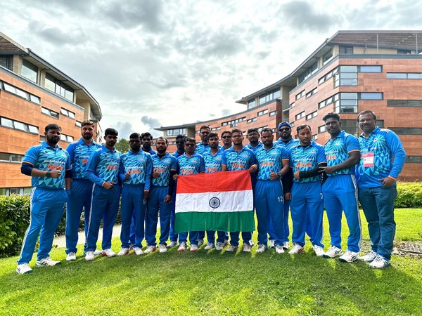 Indian men's blind cricket team (Image: CABI/IBSA) 
