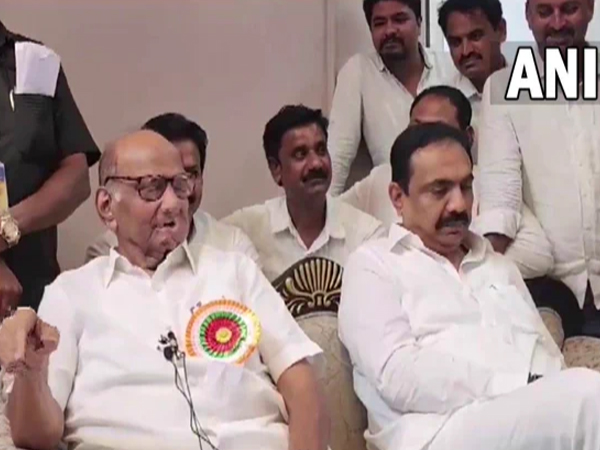 Nationalist Congress Party (NCP) patron Sharad Pawar (Photo/ANI)
